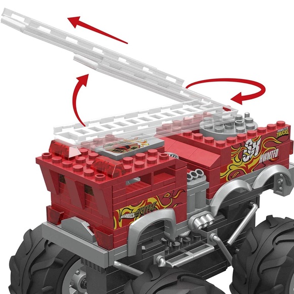 MEGA Hot Wheels 5 alarm Monster Truck building set - Picture 5 of 6